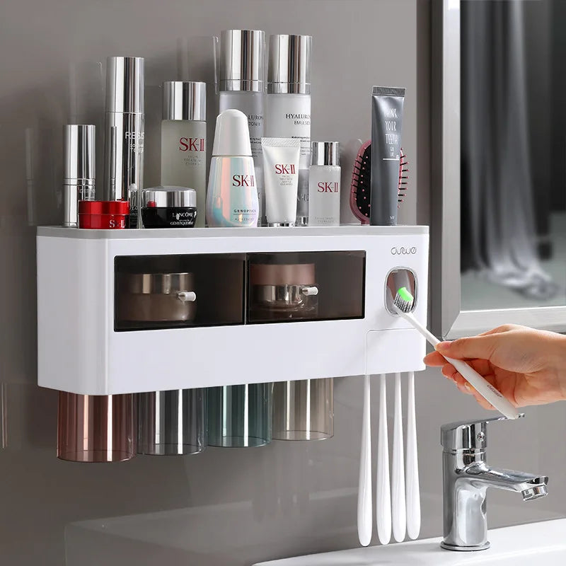 Magnetic Toothbrush Holder Set