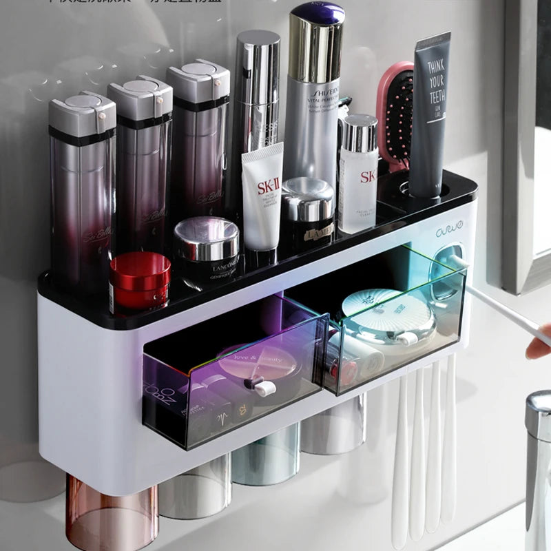 Magnetic Toothbrush Holder Set